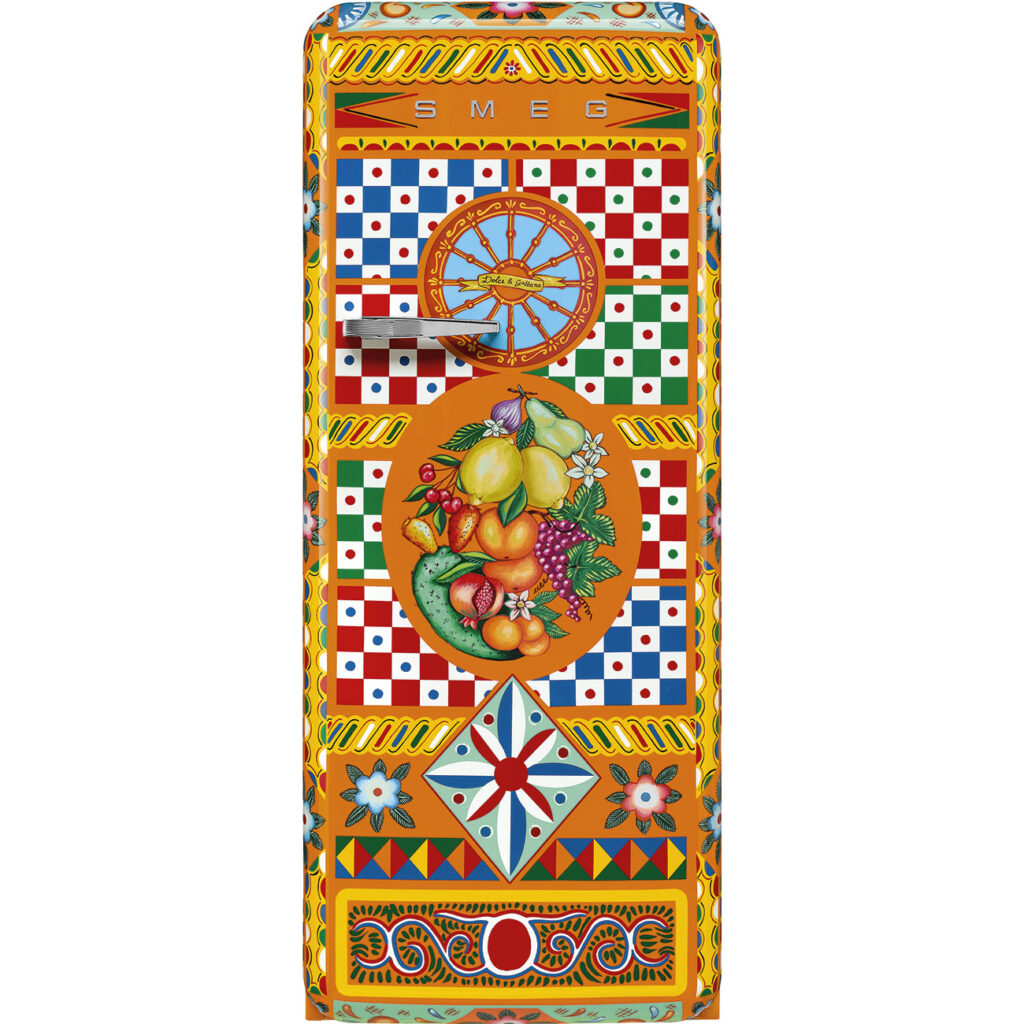 lodówka retro Smeg x Dolce and Gabbana: Kolekcja Sicily is my Love