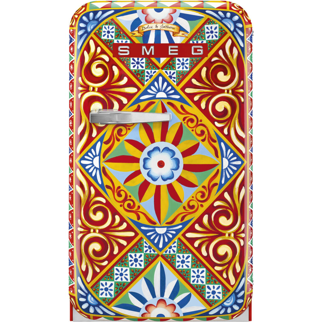 lodówka retro Smeg x Dolce and Gabbana: Kolekcja Sicily is my Love