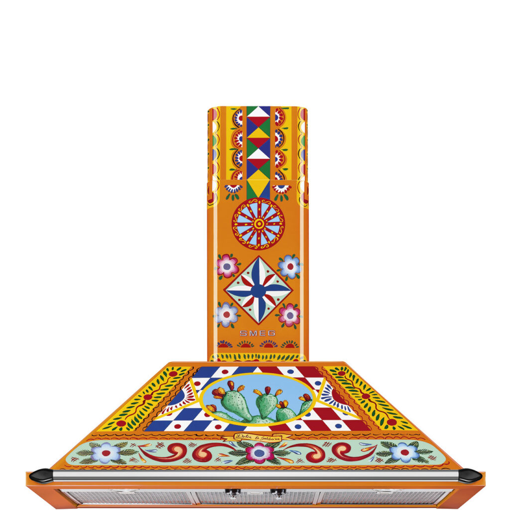 okap kominowy Smeg x Dolce and Gabbana: Kolekcja Sicily is my Love
